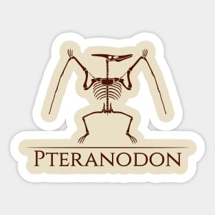 Pteranodon Skeleton Sticker